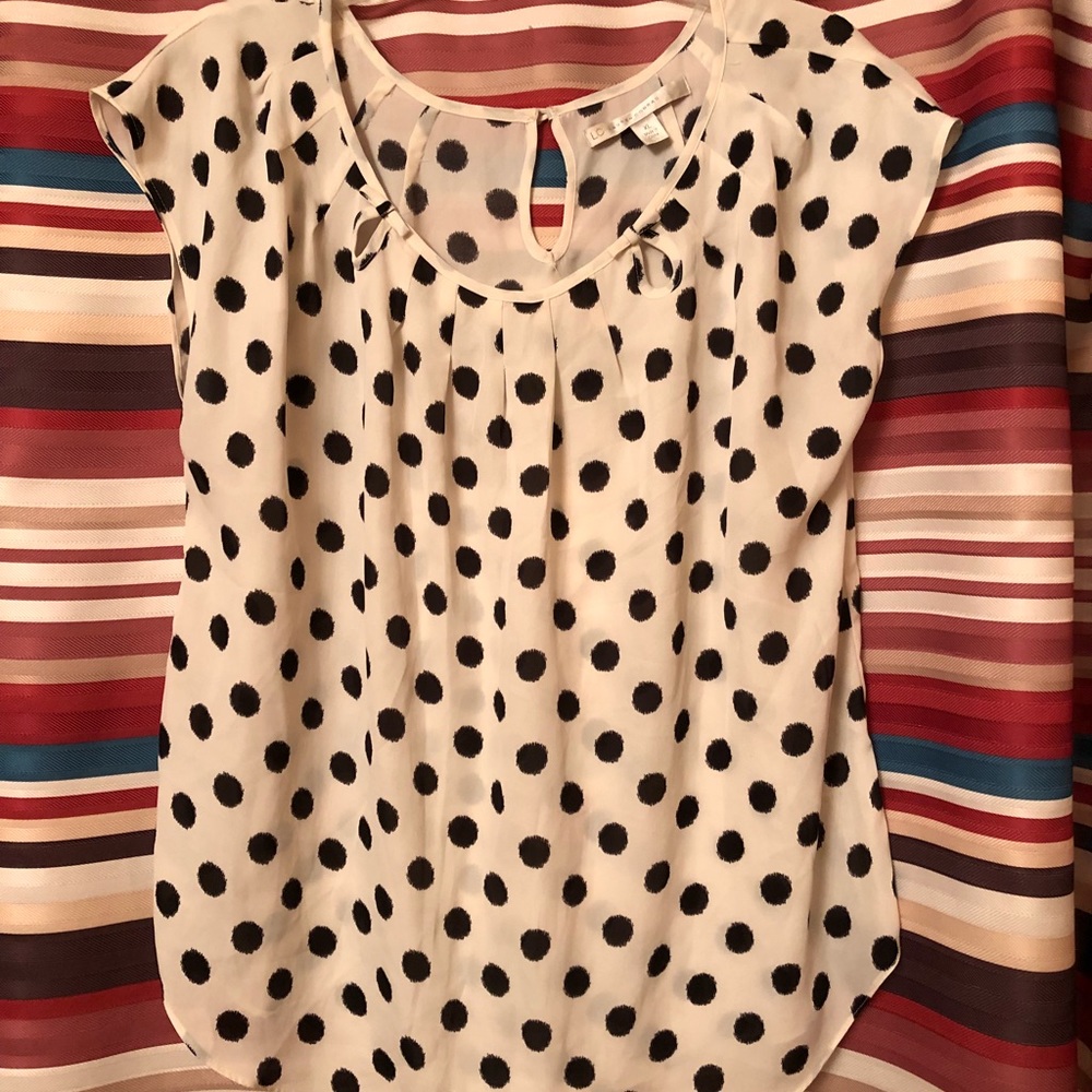 Lauren Conrad polka dot top
